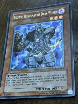 Yugioh Broww, Huntsman Of Dark World EEN-EN021 Ultimate Rare NM - Image 4