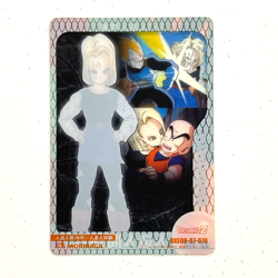S0128 Android 18 Japanese Dragon Ball x Morinaga Card 070 - Image 2