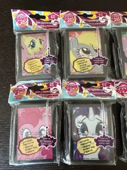 Ultra Pro My Little Pony Card Sleeves, Box Of 8 60-65-count Packs 8 Of Each Pony - Image 2