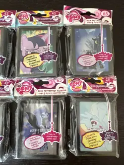 Ultra Pro My Little Pony Card Sleeves, Box Of 8 60-65-count Packs 8 Of Each Pony - Image 3
