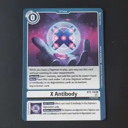 Digimon Card Game X Antibody BT9-109 Uncommon NM X Record - Image 1