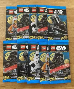 LEGO Star Wars Serie 5 Trading Card Game - 10 Booster Neu & OVP - Image 1
