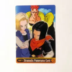 S0388 Android 16 17 18 Japanese Dragon Ball x Morinaga Wafer Card - Image 1