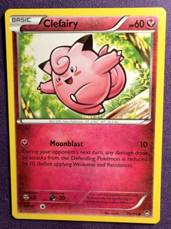 Clefairy 70/111 - XY Furious Fists - Pokemon Card TCG - Image 1