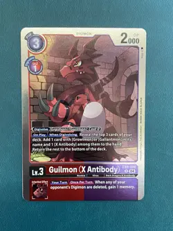 Guilmon (X Antibody) EX8-009 Chain of Liberation Digimon Card Game - Image 1