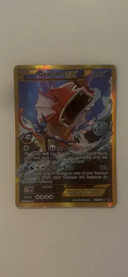 Pokemon Gyrados EX 2016 Full Art Secret Rare Card XY Breakpoint 123/122 - LP - Image 1