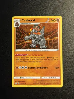 Pokemon Coalossal SWSH054 SWSH Black Star Promo NM trading card - Image 1