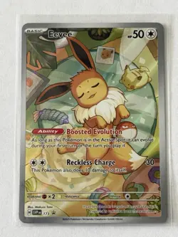 Pokemon TCG Prismatic Evolutions Eevee Promo Card Holo #173 - Image 1