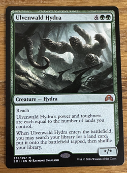 MTG Shadows Over Innistrad, Ulvenwald Hydra -- Light Played - Image 1