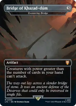 MTG English Bridge of Khazad-dum - Ensnaring Bridge NM Foil - Image 1