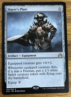 MTG Shadows Over Innistrad, Slayer's Plate -- Light Played - Image 1