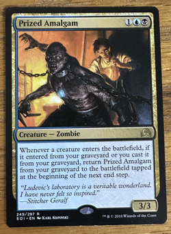 MTG Shadows Over Innistrad, Prized Amalgam -- Light Played - Image 1