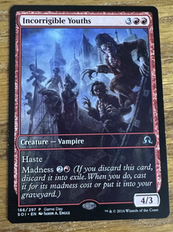 MTG Shadows Over Innistrad, Incorrigible Youths -- Light Played - Image 1