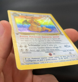 Pokemon Card Dragonite Holo 1a EDIZIONE 4/62 Fossil ITA italiano good GD - Image 4