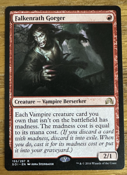 MTG Shadows Over Innistrad, Falkenrath Gorger -- Light Played - Image 1