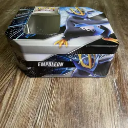 POKEMON (V STRIKERS TIN) TYRANITAR/EMPOLEON 2021 EMPTY TRADING CARD GAME - Image 4