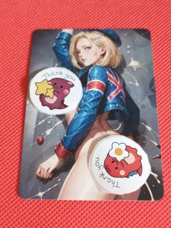 Cammy White Anime ACG Waifu custom Beauty Holo Card - Image 1
