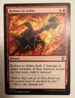 Reduce to Ashes [Ravnica: Clue Edition] Magic MTG - Image 1