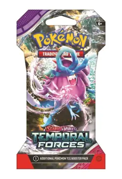 Pokemon Temporal Forces Sleeved Booster Pack (1 Pack) Random Pack Art. - Image 1