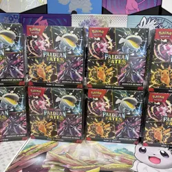 8 Pokemon TCG SV Paldean Fates Booster Bundles - Image 3