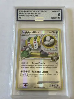2009 Pokemon Platinum Regigigas Fb-holo Supreme Victors #9/147 - Image 1