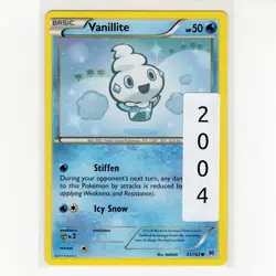 Pokemon TCG Vanillite 43/162 XY BREAKthrough Regular Common Card EN-LP 2015 - Image 3