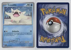 Cetoddle Pokemon SV02: Paldea Evolved #053 z6b - Image 3
