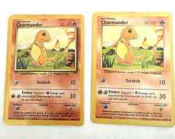 POKEMON CARDS, 1995 CHARMANDER, EXCELLENT CONDITION - Image 1