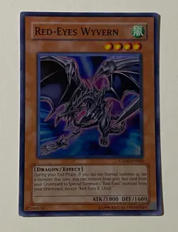 Yugioh Red-Eyes Wyvern Super Rare GX06-EN002 - Image 1