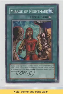 Mirage of Nightmare YuGiOh Dark Beginning 2 #DB2-EN233 2005 READ mp7 - Image 1