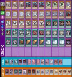 YUGIOH! White Forest Azamina deck core! ELZETTE DECEPTION SINFUL SPOILS DIABELL - Image 2