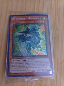 YuGiOh! - Dragunity Guisarme HAC1-EN172 Secret Rare Limited Edition Mint Sealed - Image 1