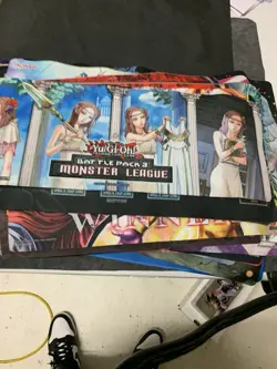 YuGiOh - Battle Pack 3 Monster League Playmat - Half Playmat - Ex. Condition - Image 1