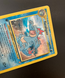 Pokemon Card Feraligatr Holo 1a EDIZIONE 5/111 Neo Genesis ITA italiano good GD - Image 3