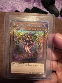 Yugioh! Dark Magician Girl (B) - RA03-EN123 - Platinum Secret Rare - 1st Edition - Image 1
