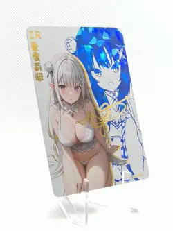 Emilia - Re:Zero - ZR Card - Custom Set - Girl Story 2 - Image 2