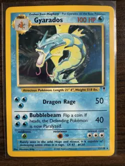 Gyarados 12/110 Legendary Collection Holo Rare Pokemon Card - LP - Image 1
