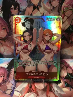 Waifu Cards Nami Nico Robin Yamato One Piece Anime Card Goddess Story CCG - Image 1