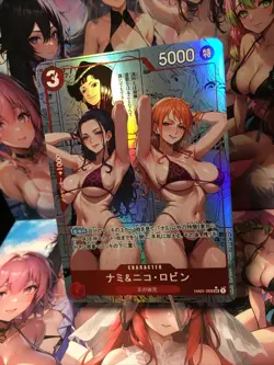 Waifu Cards Nami Nico Robin Yamato One Piece Anime Card Goddess Story CCG - Image 2