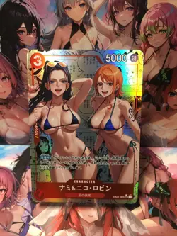 Waifu Cards Nami Nico Robin Yamato One Piece Anime Card Goddess Story CCG - Image 1