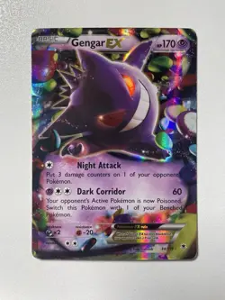 Gengar EX 34/119 XY Phantom Forces Holo Ultra Rare Pokemon TCG Card - Image 1