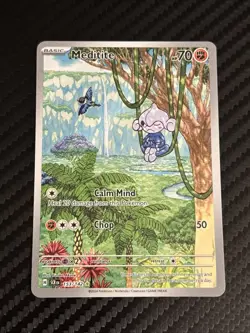 Meditite 153/142 Stellar Crown Illustration Rare NM Pokemon TCG Card - Image 1