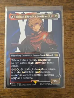Joshua, Phoenix's Dominant (Borderless) (Surge Foil) Final Fantasy Foil - Image 1