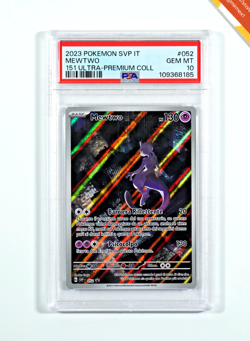 Pokemon PSA 10 Mewtwo #052 151 Ultra Premium Collection Promo 2023 Italiano - Image 1