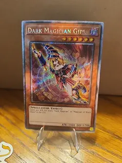 YUGIOH! Dark Magician Girl (C) RA03-EN123 Platinum Secret Rare 1st Edition NM - Image 1