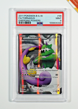 Pokemon PSA 9 Tornadus #98 Full Art Emerging Powers 2011 English - Image 1