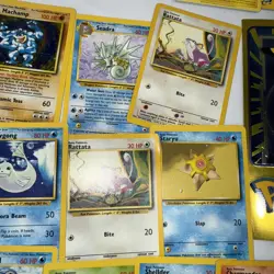 1999 Topps Pokemon JUMBO PIKACHU CHROME Holo 2021 & 1995 Card Lot - Image 3