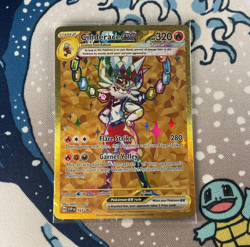NEW/SEALED Cinderace ex SVP163 Black Star Promo Scarlet & Violet Pokemon Card NM - Image 1