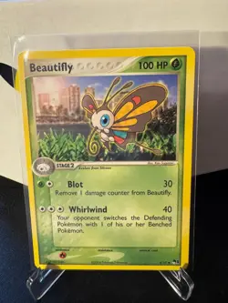 Beautifly 6/17 Pop 1 Series Promo Uncommon Pokemon Card NM - Image 1