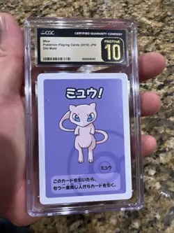 2019 Pokemon Playing Card Old Maid, JPN Mew, CGC 10 Pristine - Image 3